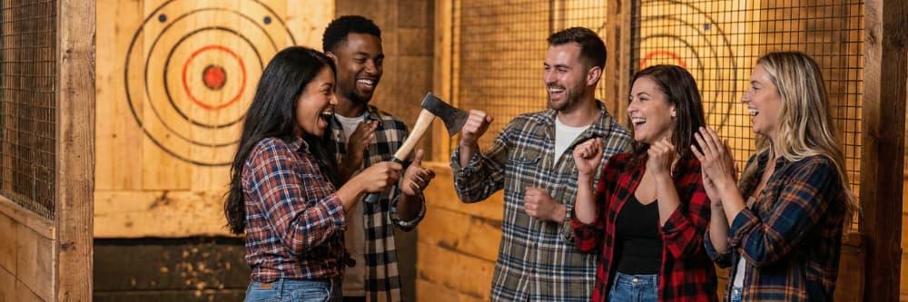 The Blazing Axe team and facilities in Brooks, Alberta