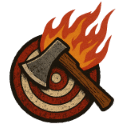 The Blazing Axe Logo